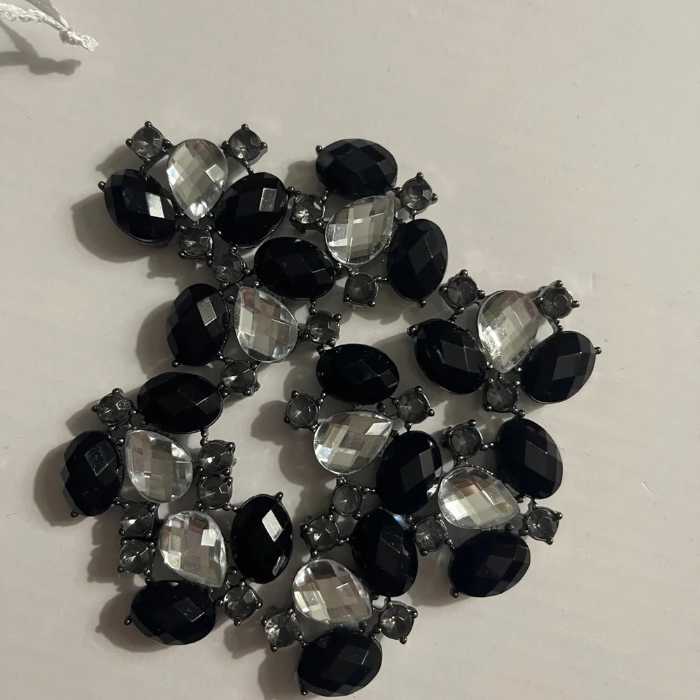 9-Piece Costume Jewelry Bracelet Components Lot w/ Bag DIY‎